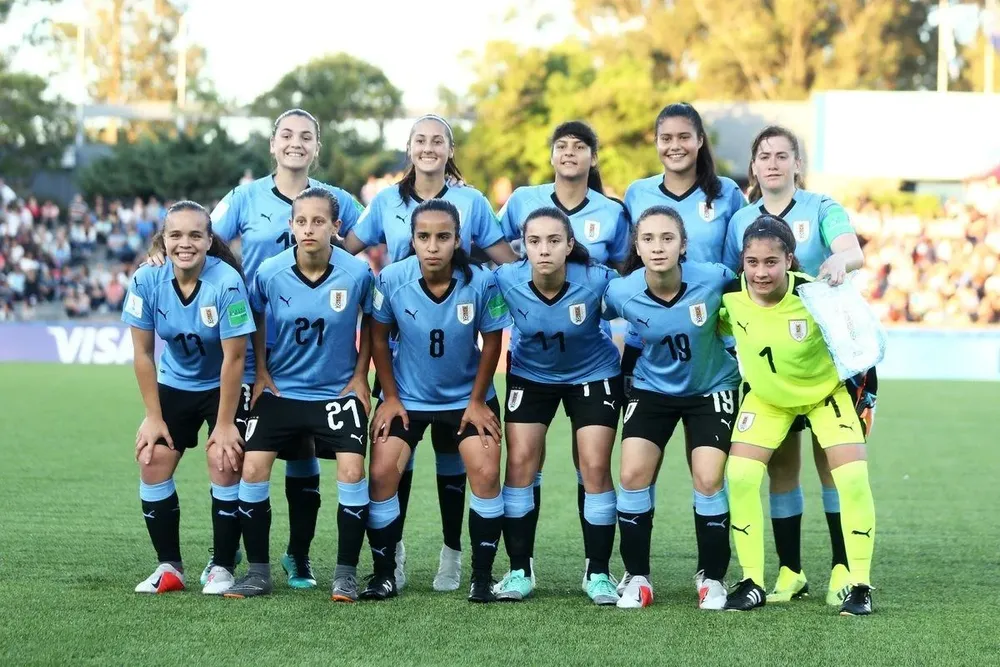 El once inicial de Uruguay en el Mundial sub 17 femenino
