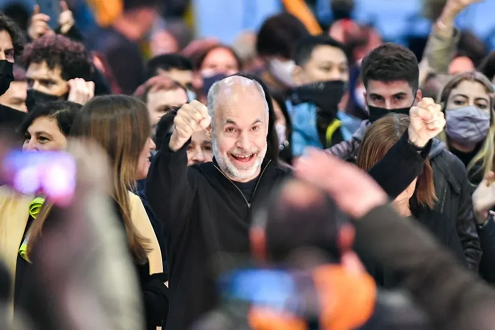 Larreta en Parque Norte