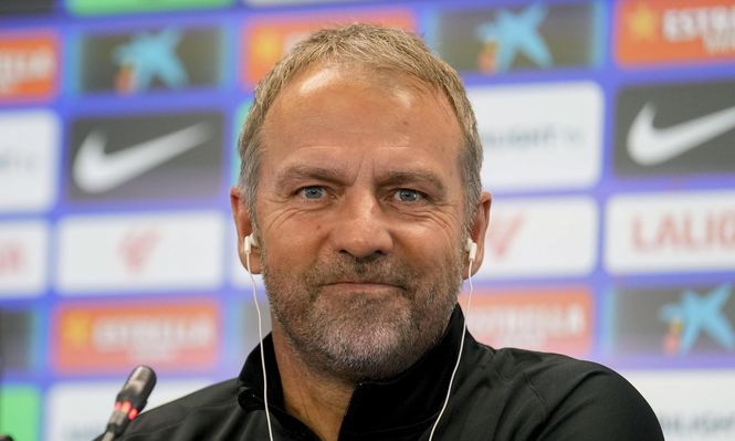 Flick en conferencia.