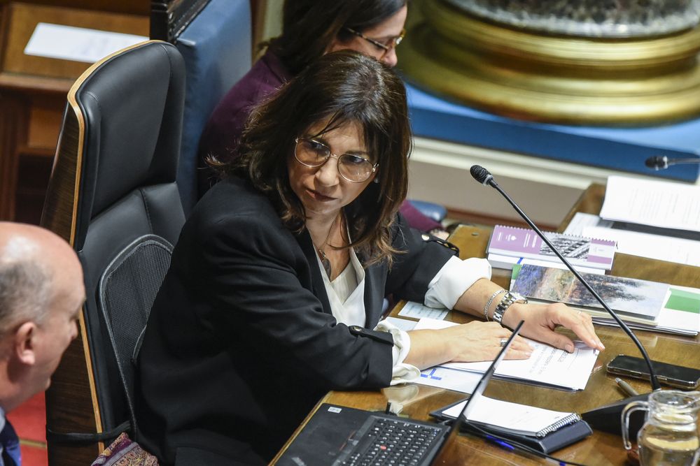 La senadora Blanca Rodríguez. Archivo