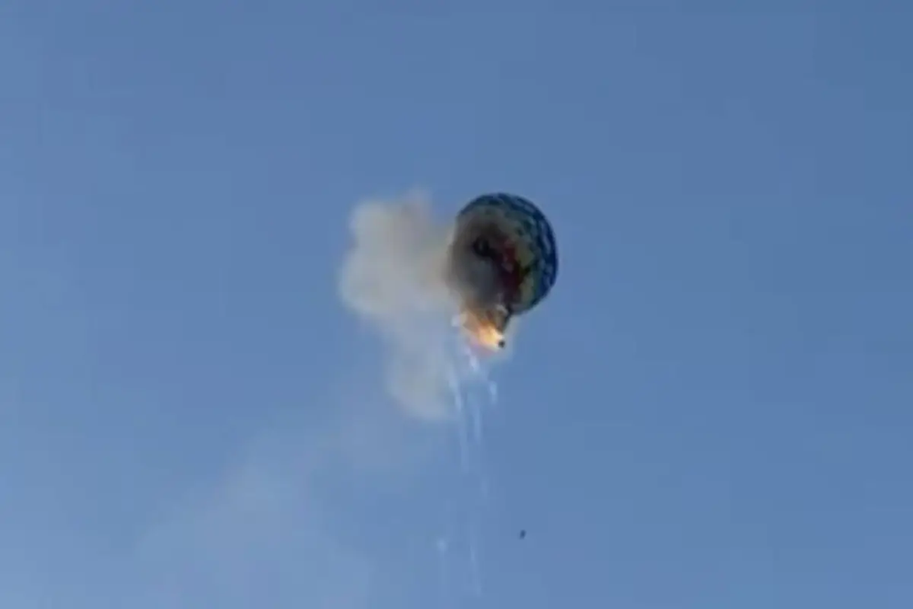 Muertos en Brasil por un incendio en un globo aerostático.