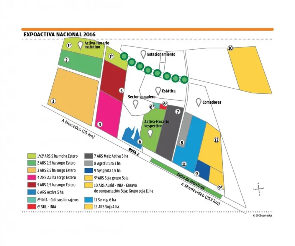 Habrá demostraciones de equipos y máquinas desde la mañana del miércoles 16.