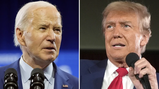Donald Trump aceptó el reto de Biden para debatir