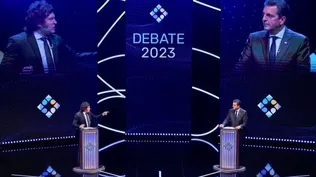 Milei y Massa se cruzaron antes del balotaje