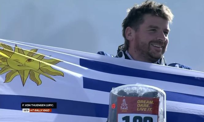 Fabian Von Thuengen en el Rally Dakar 2025
