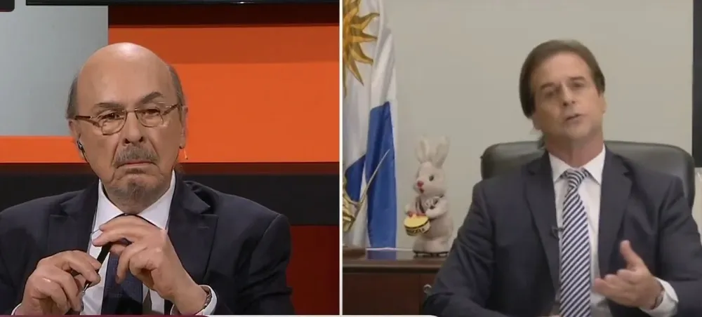 El presidente Lacalle Pou fue entrevistado en el programa Desde el llano, de TN