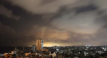 Vista de Gaza tras el anuncio del cese el fuego