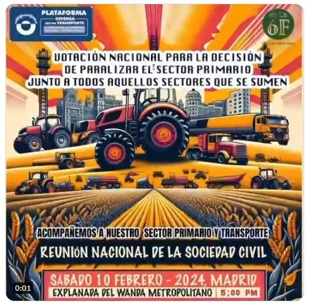 Plataforma 6F en red social X.