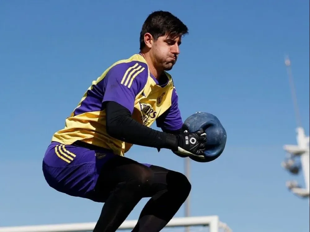 Se aleja el regreso de Courtois.