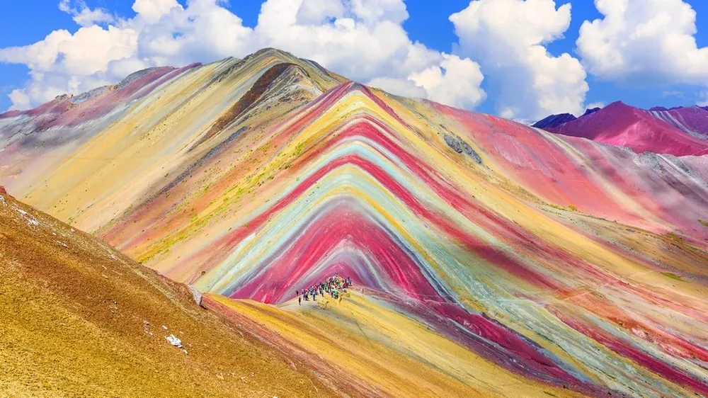 La Montaña de los Siete Colores queda a 5.200 metros sobre el nivel del mar.