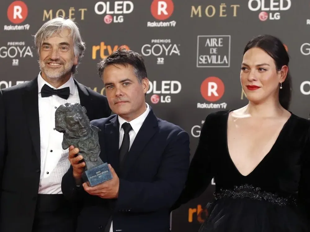 El realizador y guionista chileno Sebastián Lelio junto a la actriz Daniela Vega.