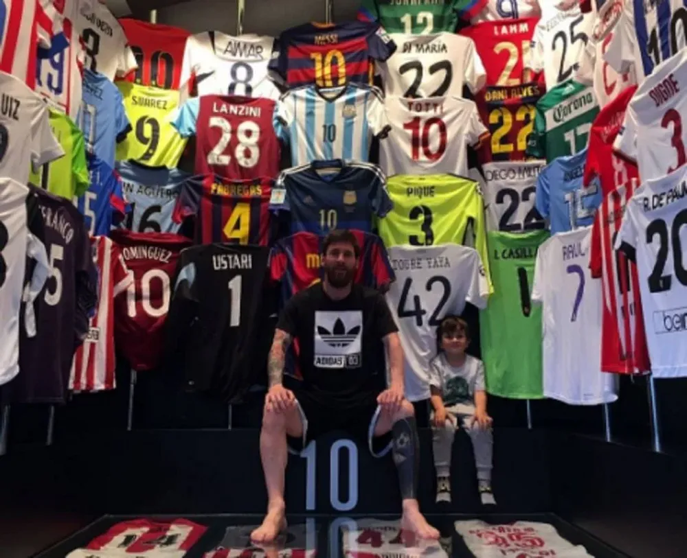 Messi y su colección
