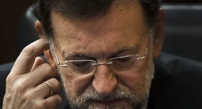 El presidente del gobierno español, Mariano Rajoy