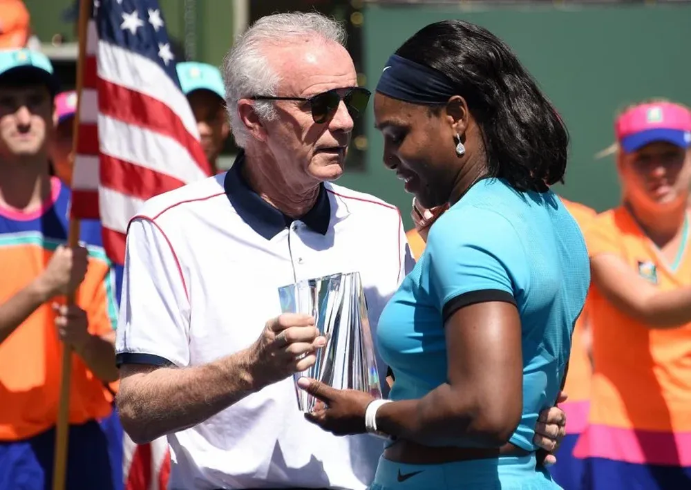 Raymond Moore y Serena Williams