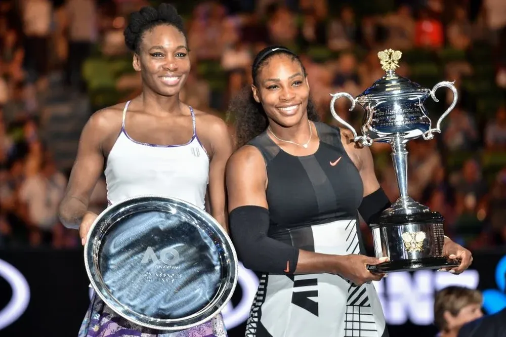Serena y Venus Williams en el Abierto de Australia