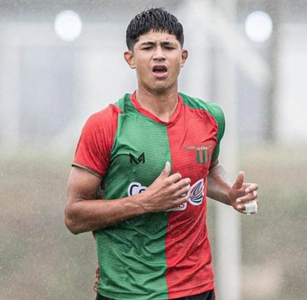 El juvenil de Boston River, Mateo Estigarriba