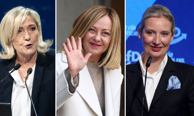 Weidel, Meloni y Le Pen: el ascenso de las mujeres que dominan tres de los principales partidos de ultraderecha de Europa