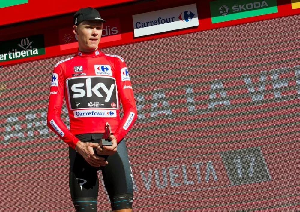 Froome en la pasada Vuelta de España