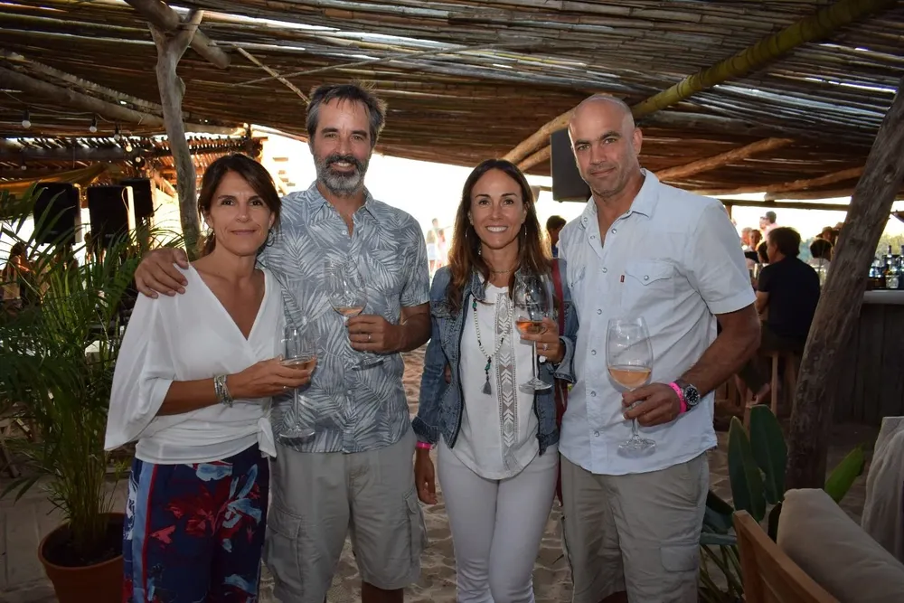 Annie Perazzo, Gonzalo Silva, María Noboa y Rodrigo Barcos