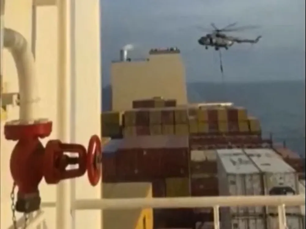 Irán captura buque en el Golfo.