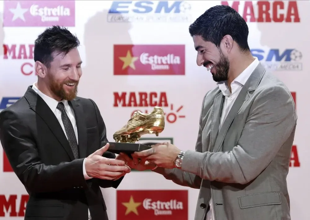 Lionel Messi y Luis Suárez