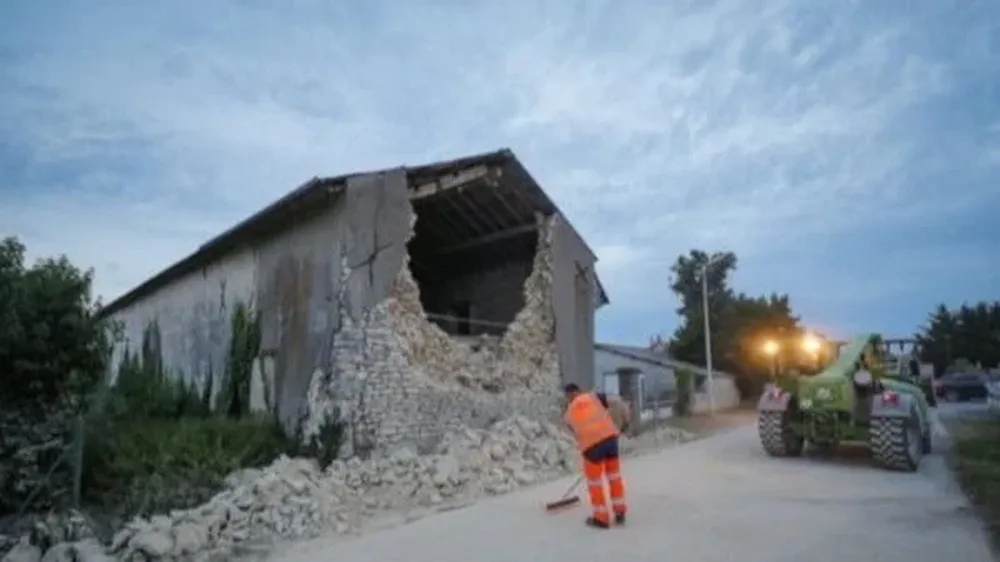 Francia se vio sorprendida por un terremoto