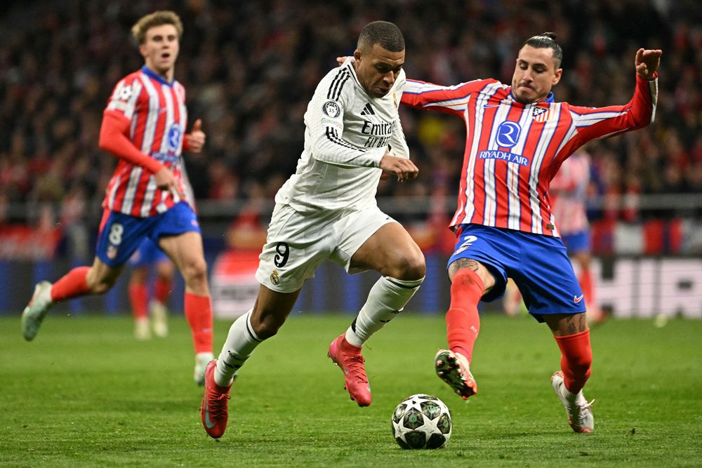 Kylian Mbappé y José María Giménez