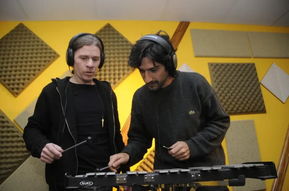 José Nozar y Marcelo Fernández en el estudio De Puta Madre