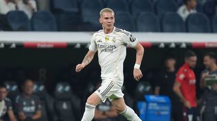Franco Mastantuono, en su debut en el Bernabéu. Franco Mastantuono, en su debut en el Bernabéu.