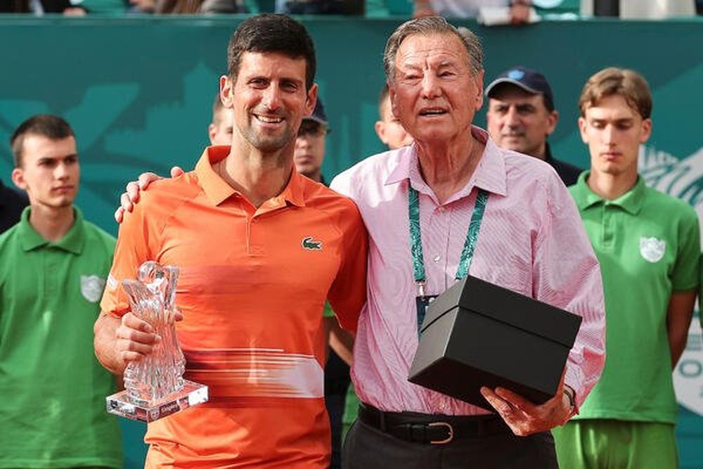 Novak Djokovic y Nikola Pilic