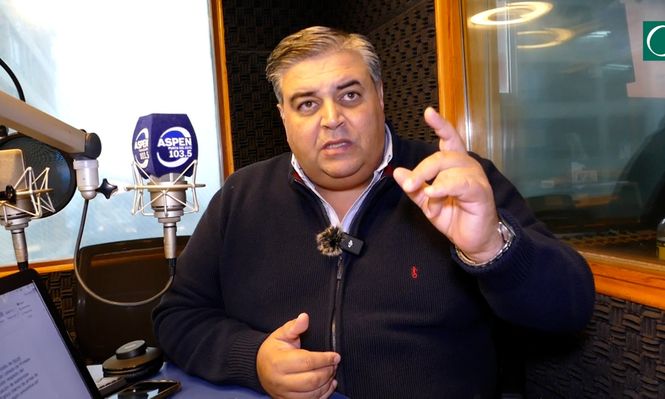 Celso Cuadro, corresponsal de Canal 12