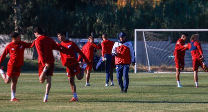 Práctica de Nacional en Los Céspedes / Archivo