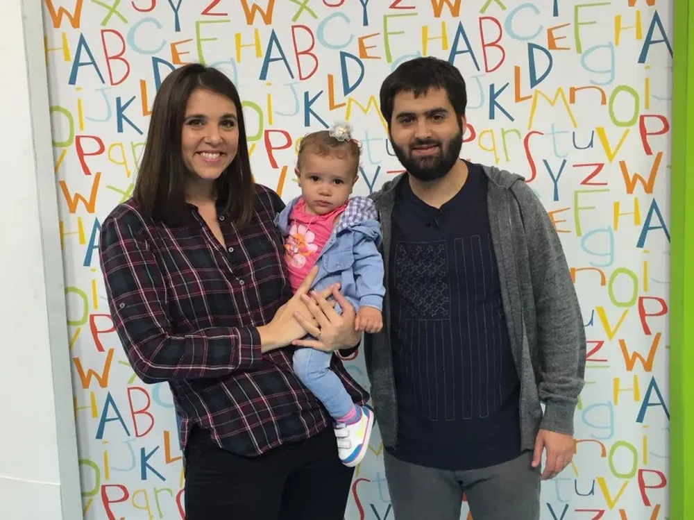 Florencia y Quico acompañados por Paz