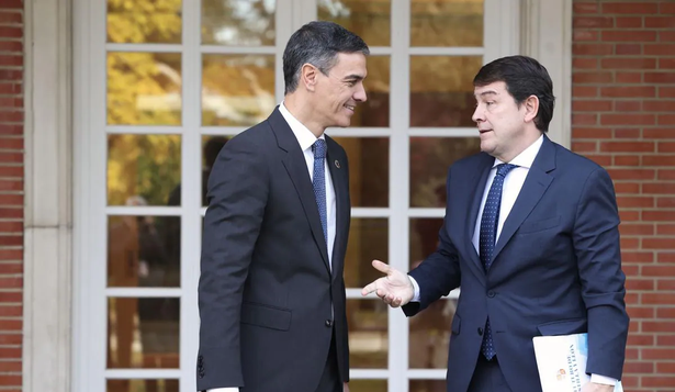 Pedro Sánchez y Alfonso Fernández Mañueco