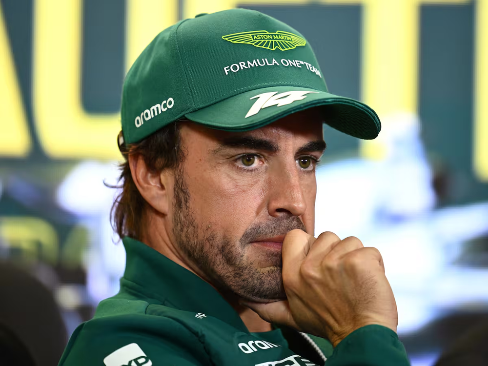 El piloto de Ason Martin, Fernando Alonso.