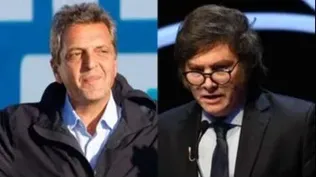 Sergio Massa y Javier Milei se verán las caras en un balotaje
