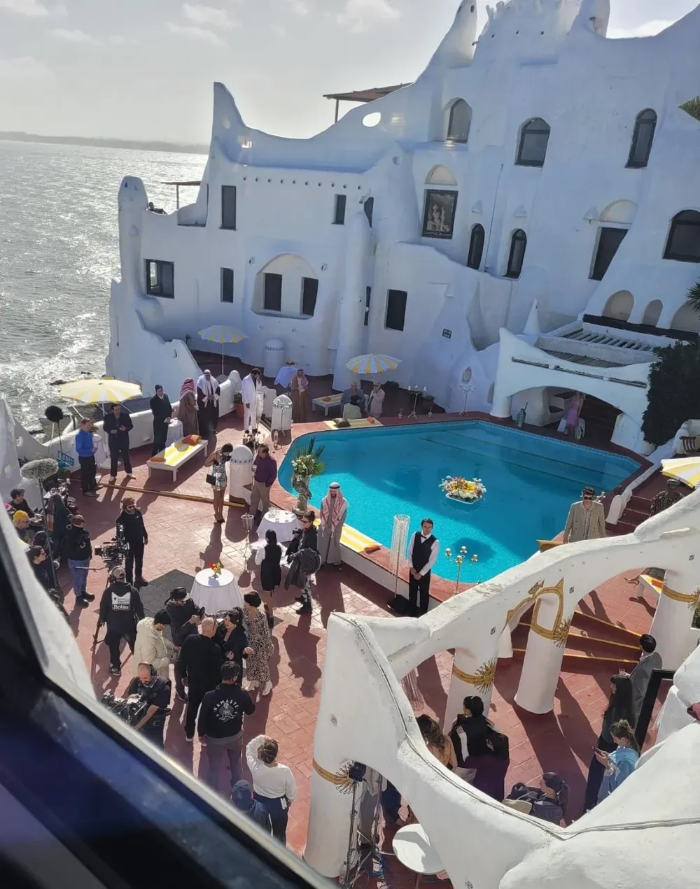 Parte de las escenas que se vieron en Casapueblo