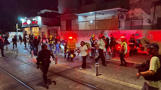 Imagen del ataque terrorista en Tel Aviv. EFE