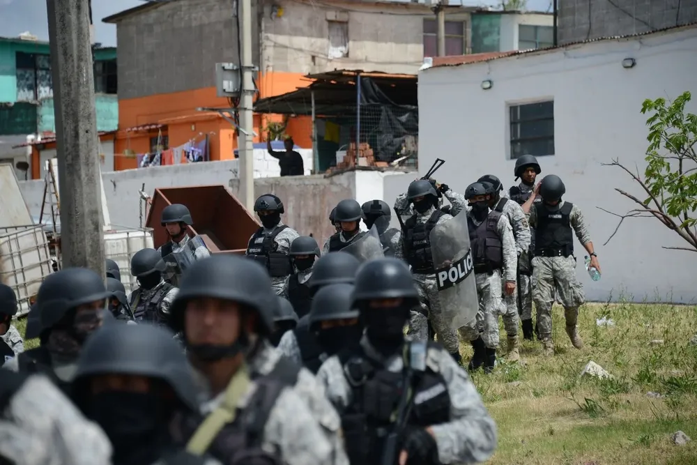 Operativo policial en el barrio Casavalle, 20 de diciembre de 2017