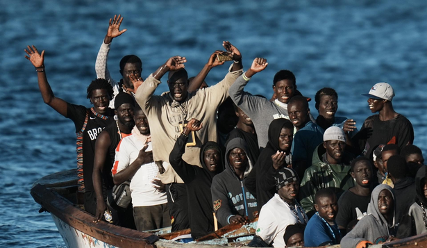 Llegada de inmigrantes africanos a Canarias