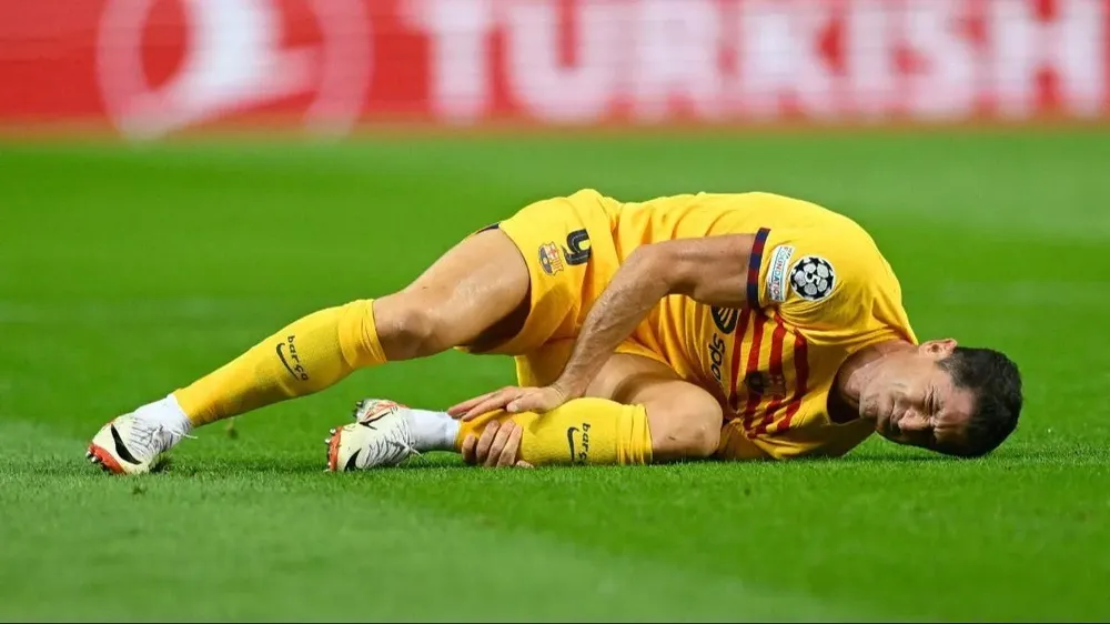 La lesión de Lewandowski.