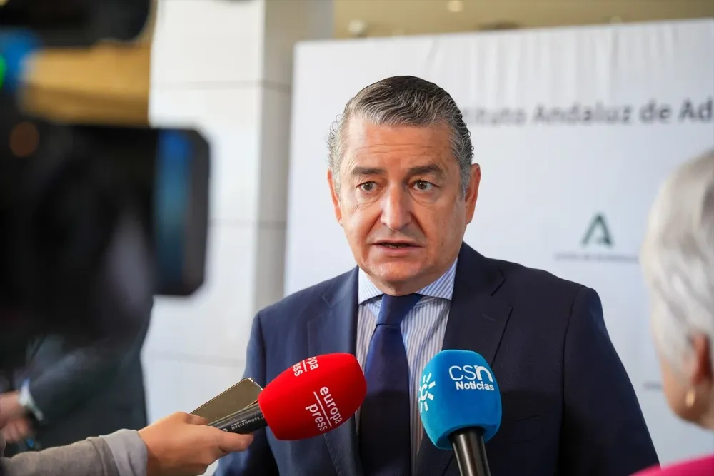 El consejero andaluz de la Presidencia, Interior, Diálogo Social y Simplificación Administrativa, Antonio Sanz.