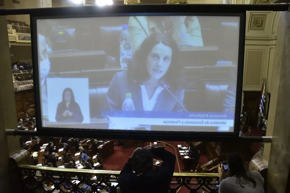Interpelación Azuzena Arbeleche, ministra de Economía y Finanzas