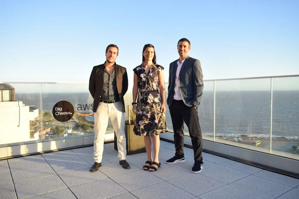 Fernándo Martínez Ruiz, Florencia Polcaro y Sebastian Grattarola