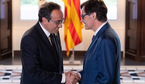 Josep Rull y Salvador Illa