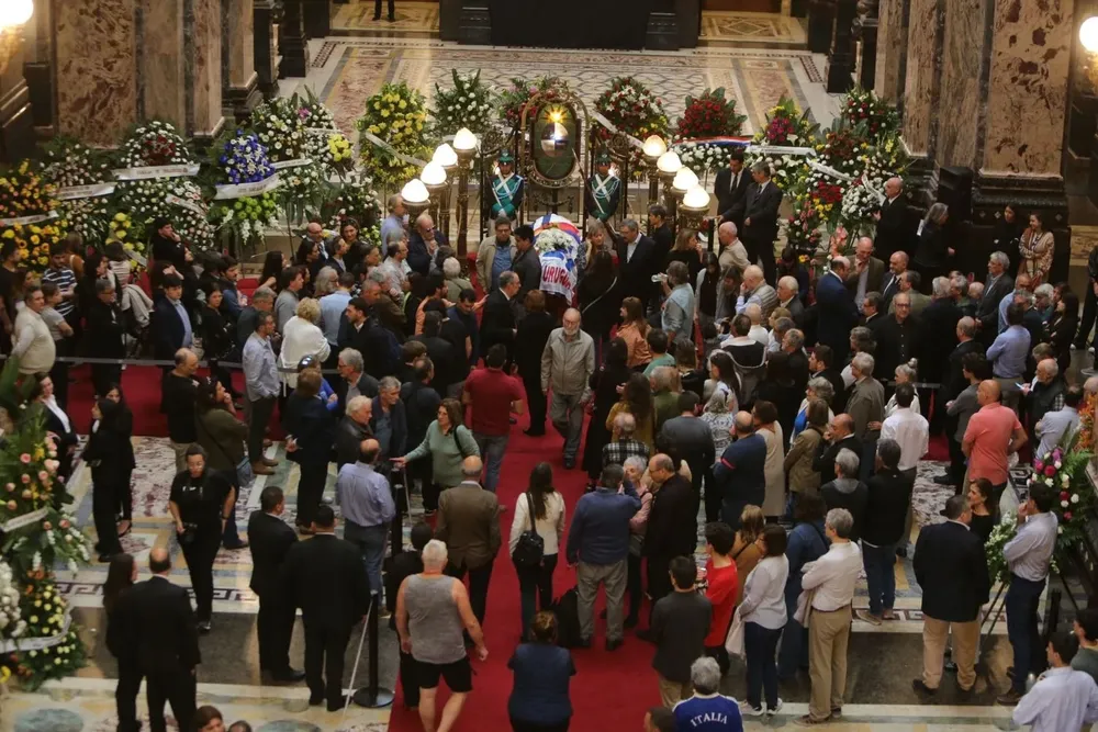 Así fue el velatorio de Danilo Astori