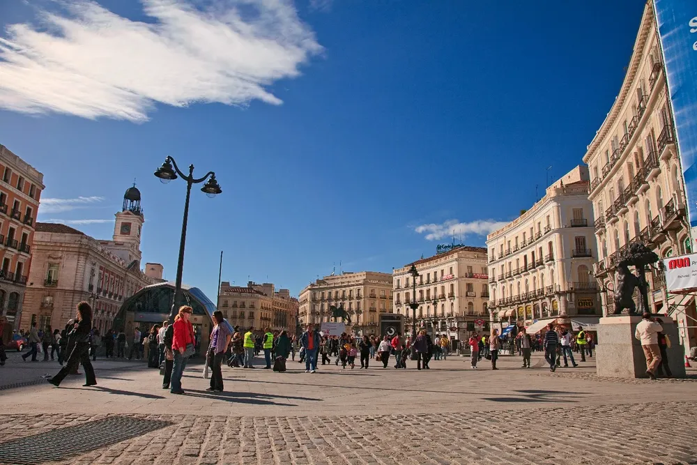 La Puerta del Sol en Madrid