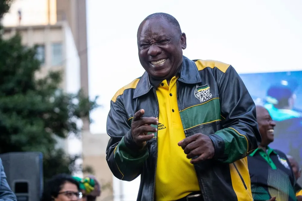 El presidente sudafricano Cyril Ramaphosa