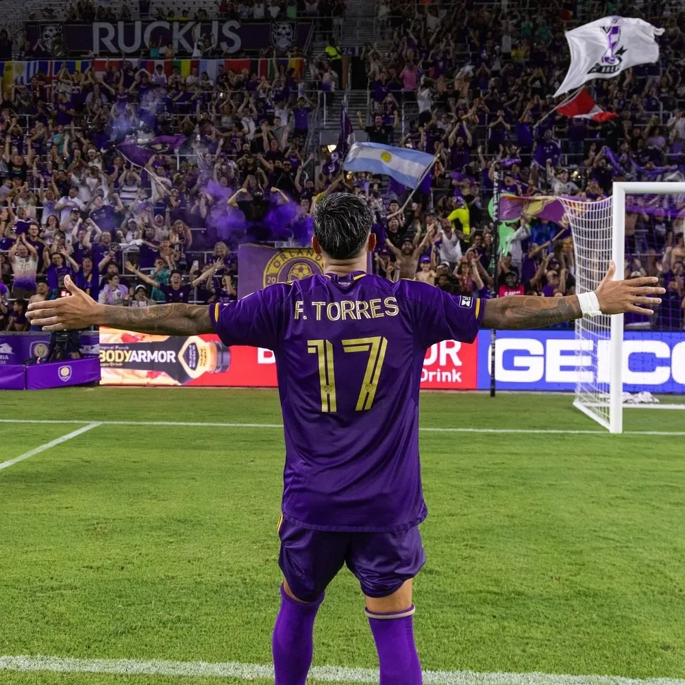 El festejo de Facundo Torres