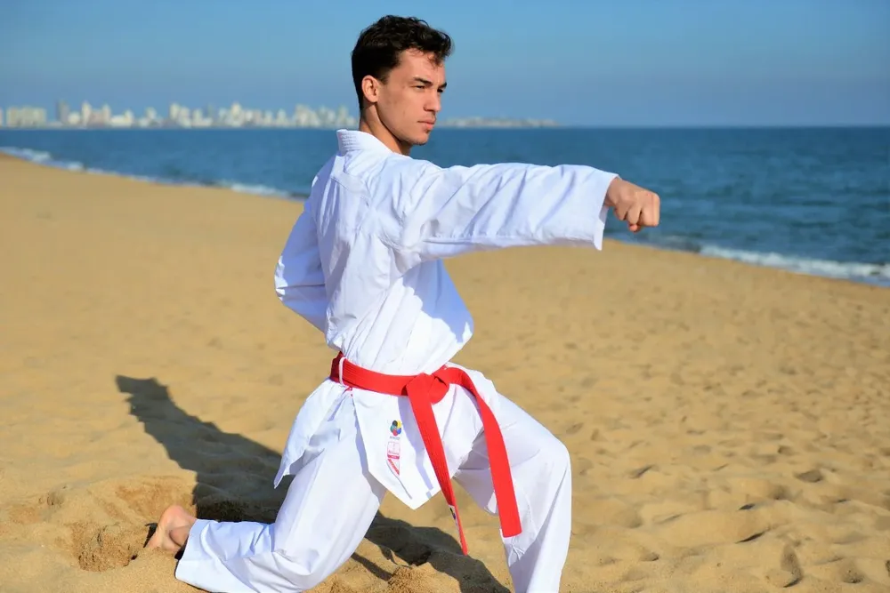 Maxi Larrosa, referente del karate uruguayo